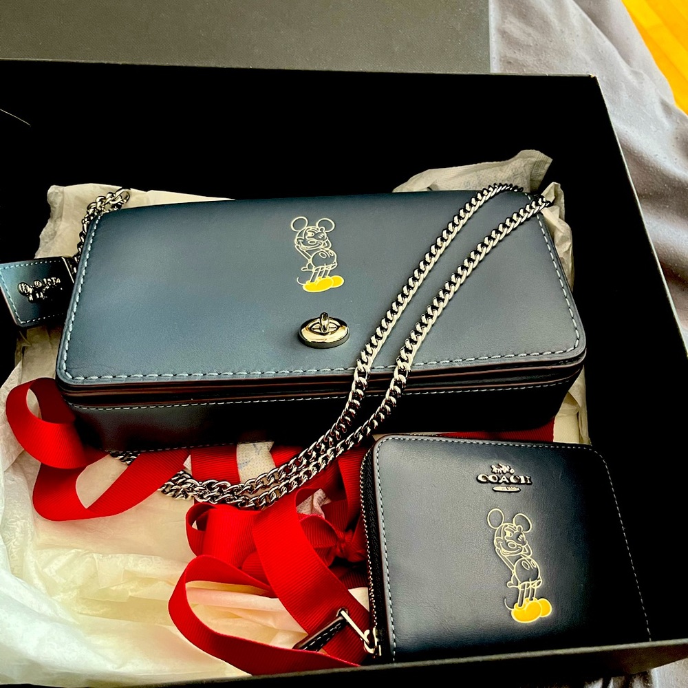 Coach Disney Penny crossbody with matching wallet!